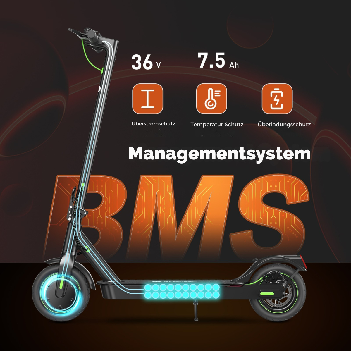 36V 7,5Ah Batterie
