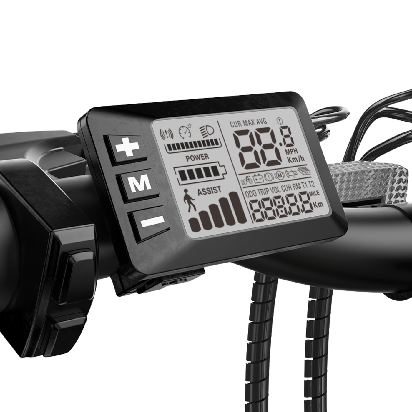 trio fahrradcomputer EB3 E-Mountainbike mit 100km Reichweite
