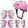 Kinder Fahrrad Schutzausrüstung Rosa und Blau